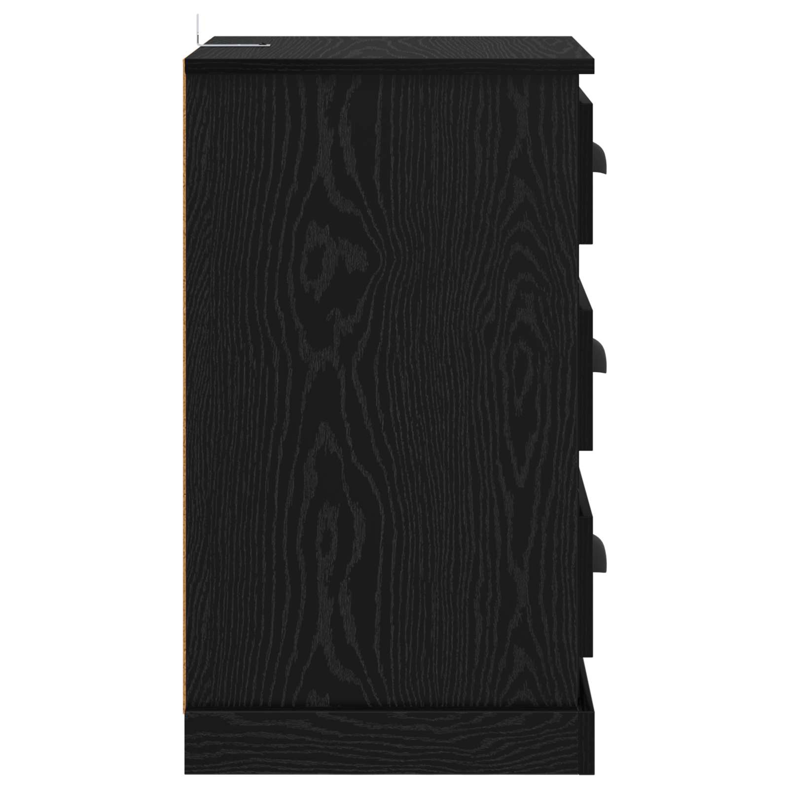Noćni ormar Crni hrast 39 x 39 x 67,5 cm Konstruirano drvo