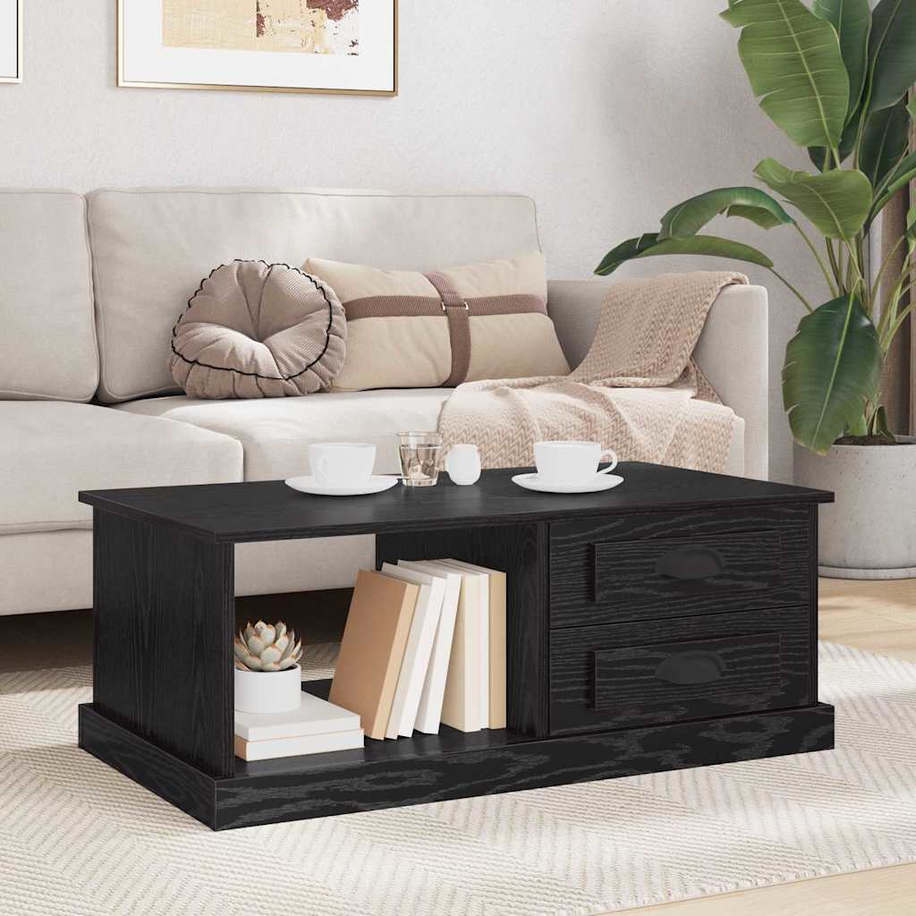 Kava Stol Crni hrast 90 x 50 x 35 cm Konstruirano drvo