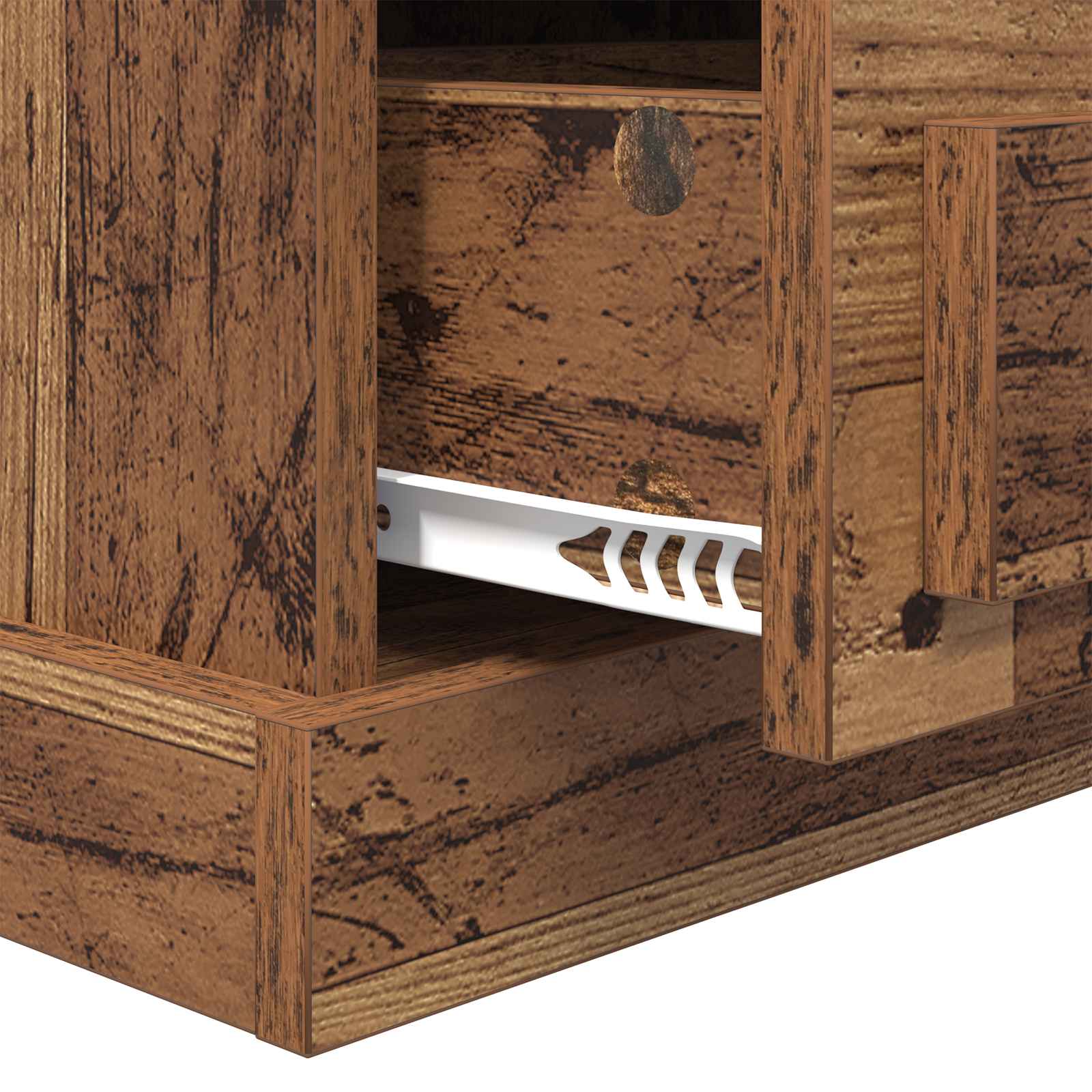 Noćni ormar 2 pcs Staro drvo 36 x 43 x 60 cm Konstruirano drvo