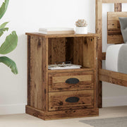 Noćni ormar 2 pcs Staro drvo 36 x 43 x 60 cm Konstruirano drvo