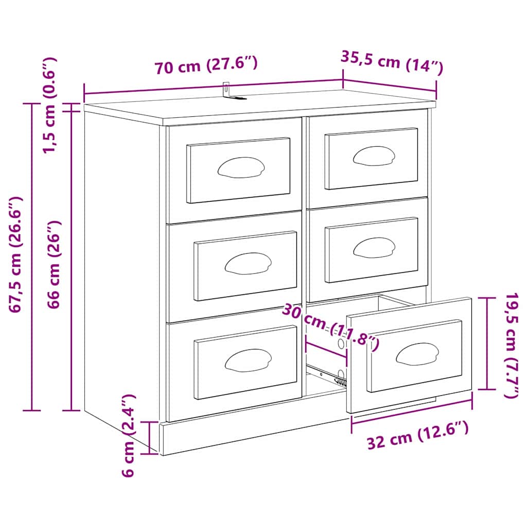 Kreveta Staro drvo 70 x 35,5 x 67,5 cm Konstruirano drvo