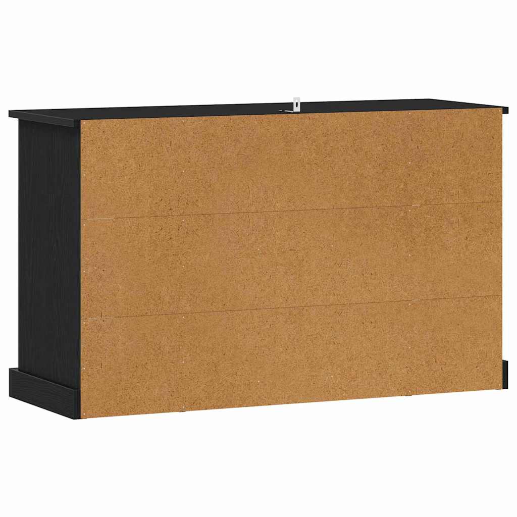 Kreveta Crni hrast 100 x 35,5 x 60 cm Konstruirano drvo