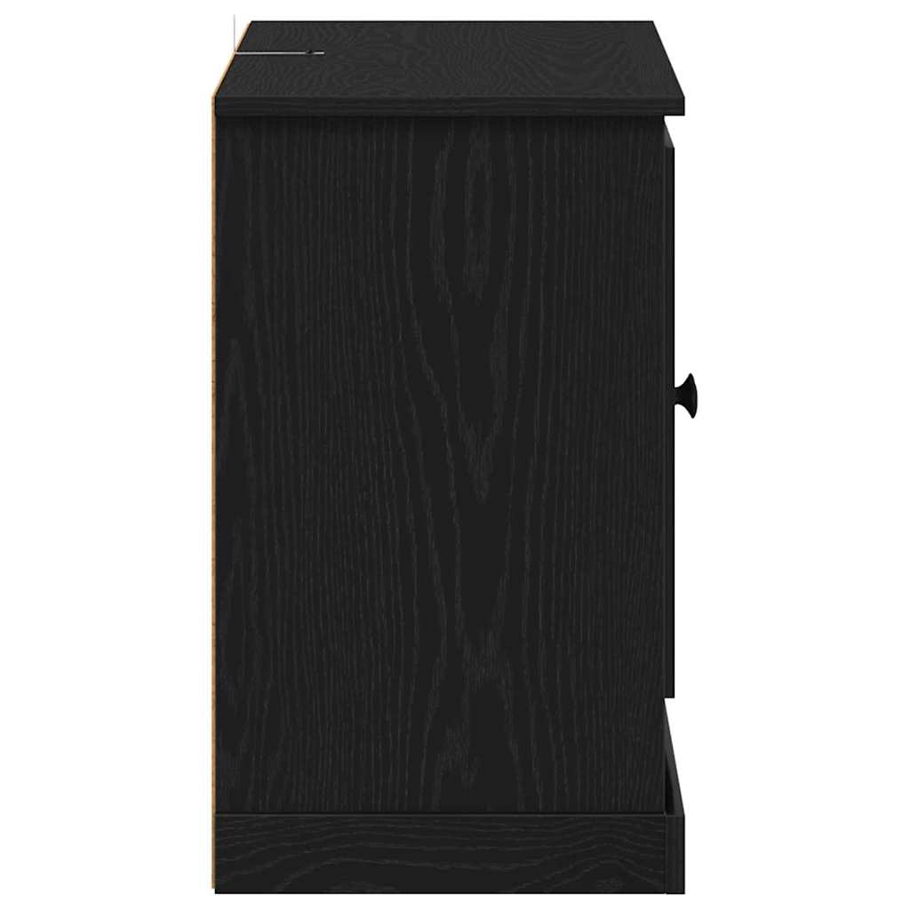 Kreveta Crni hrast 100 x 35,5 x 60 cm Konstruirano drvo