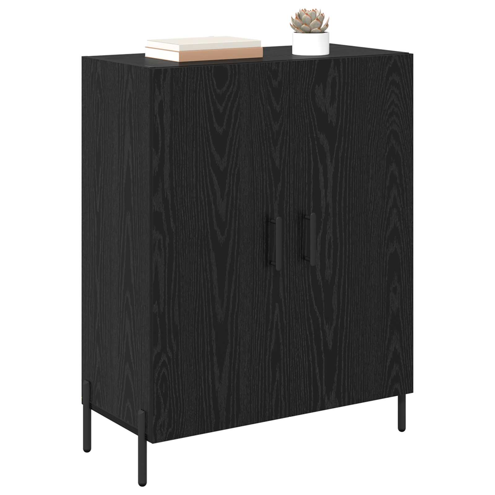 Kreveta Crni hrast 69,5 x 34 x 90 cm Konstruirano drvo