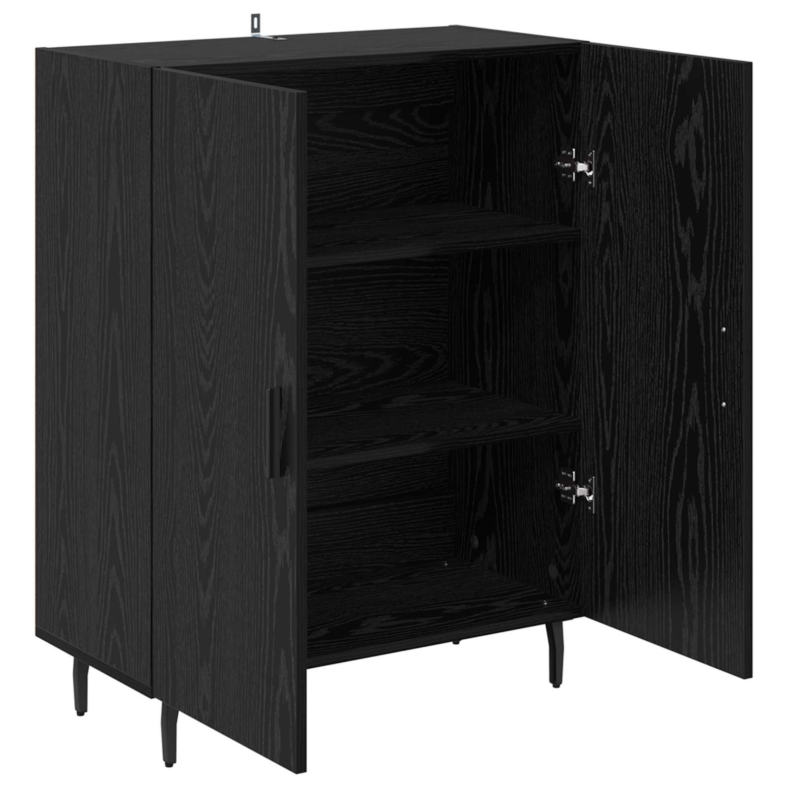 Kreveta Crni hrast 69,5 x 34 x 90 cm Konstruirano drvo