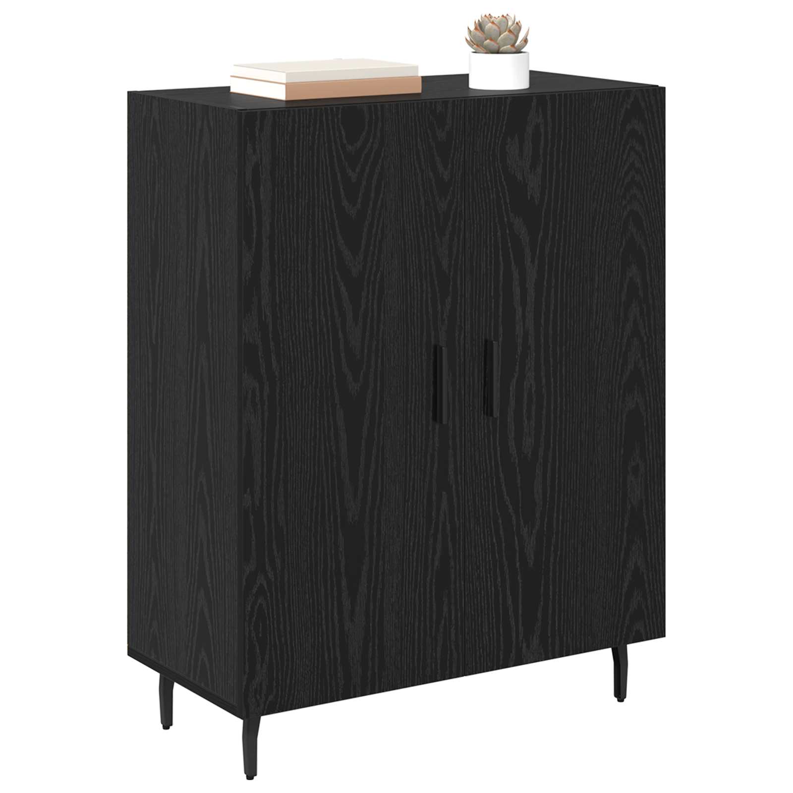 Kreveta Crni hrast 69,5 x 34 x 90 cm Konstruirano drvo