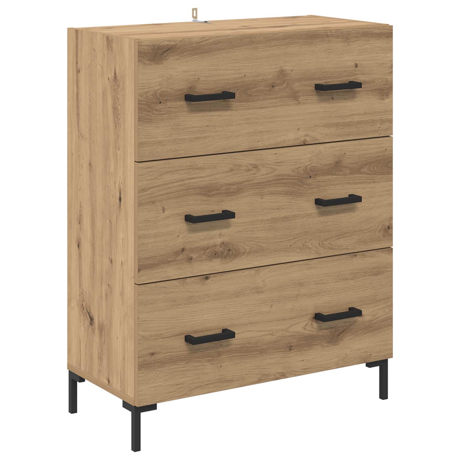 Kreveta s ladicama Umjetnički hrast 69,5 x 34 x 90 cm