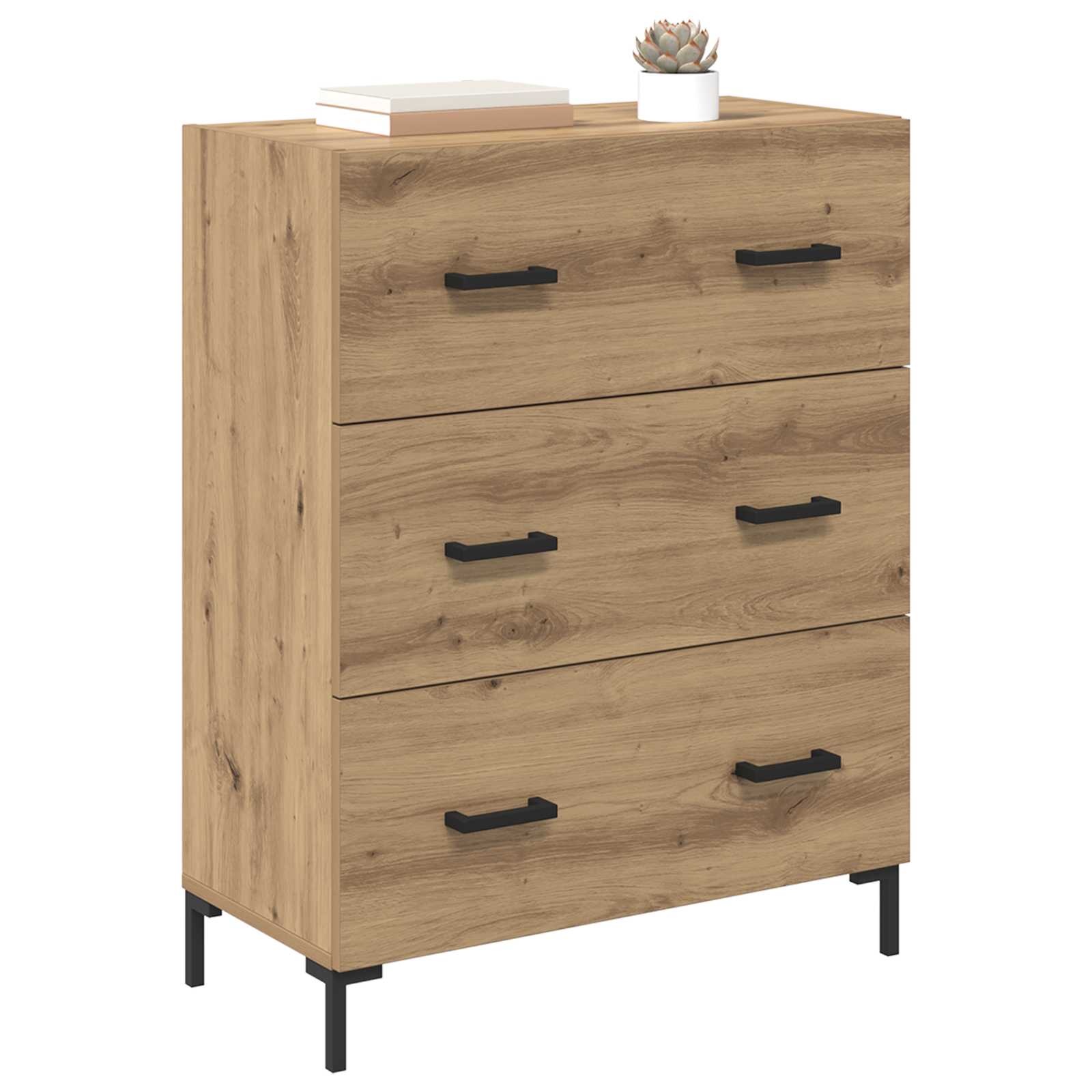 Kreveta s ladicama Umjetnički hrast 69,5 x 34 x 90 cm