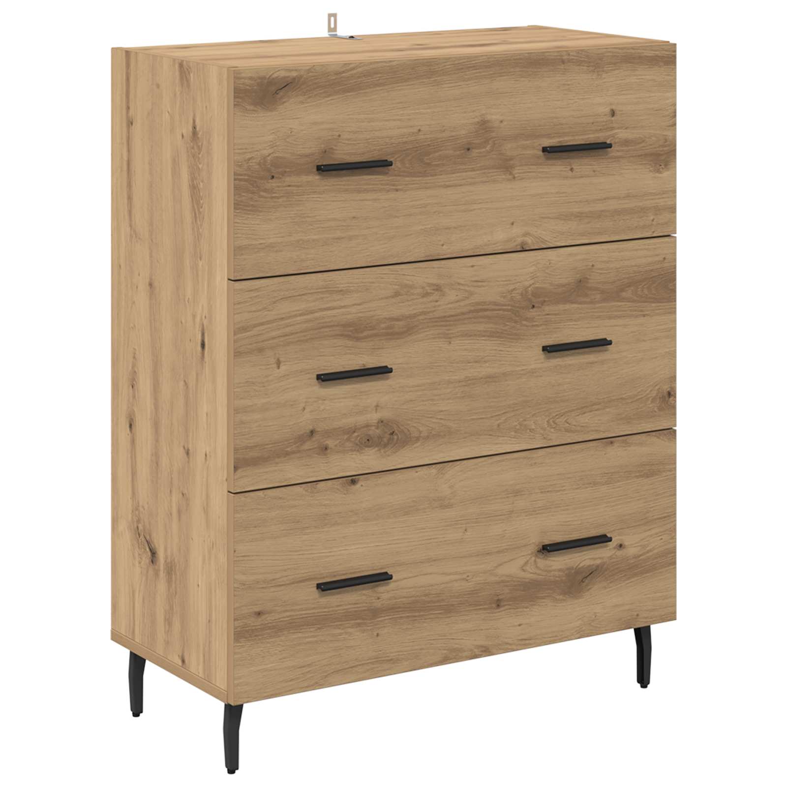 Kreveta s ladicama Umjetnički hrast 69,5 x 34 x 90 cm
