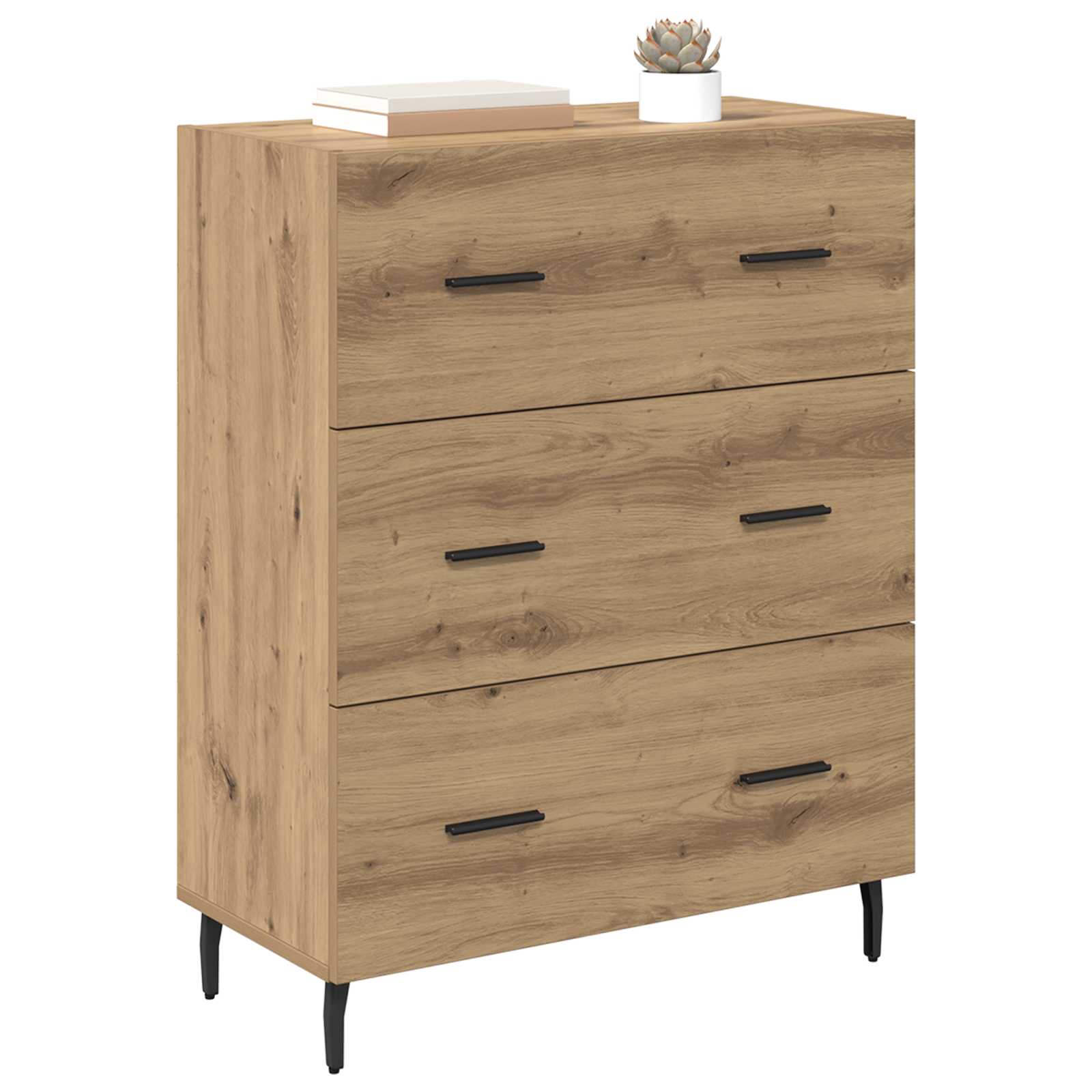 Kreveta s ladicama Umjetnički hrast 69,5 x 34 x 90 cm