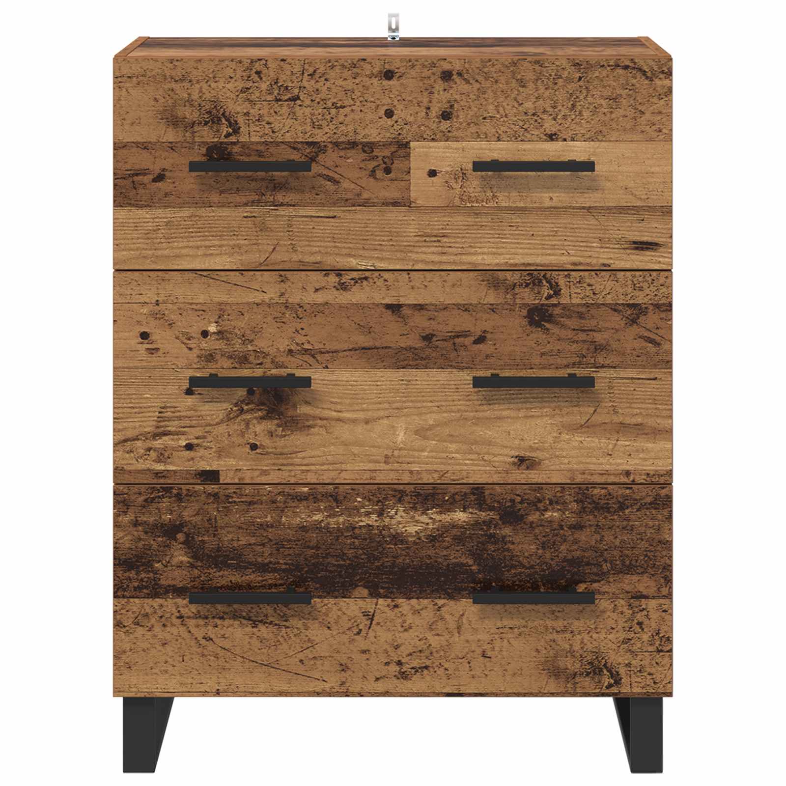 Kreveta Staro drvo 69,5 x 34 x 90 cm Obrađeno drvo i čelik