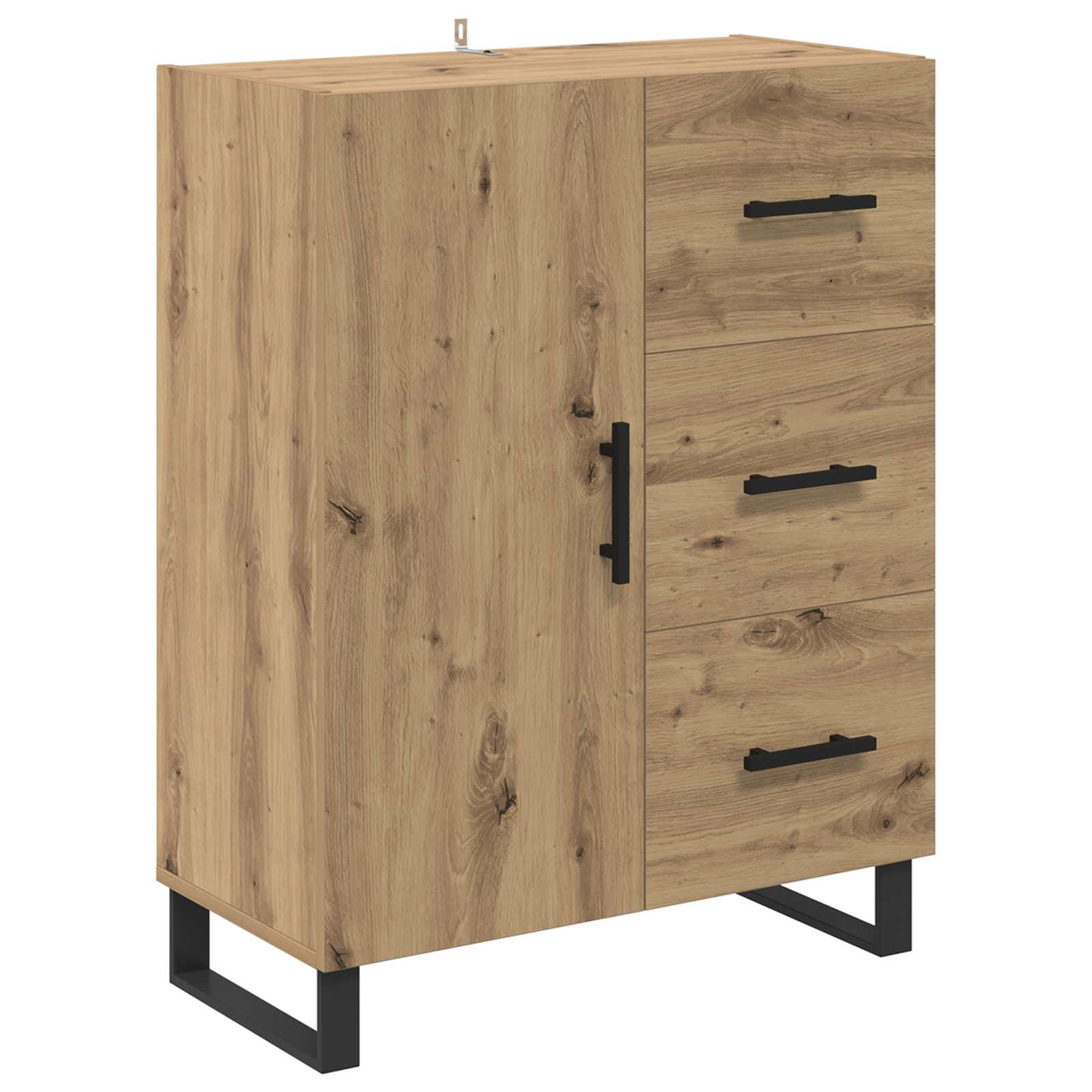 Kreveta s ladicama Umjetnički hrast 69,5 x 34 x 90 cm