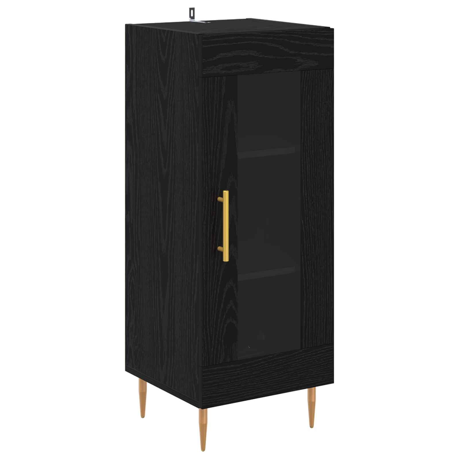 Kreveta Crni hrast 34 x 34.5 x 90 cm Konstruirano drvo