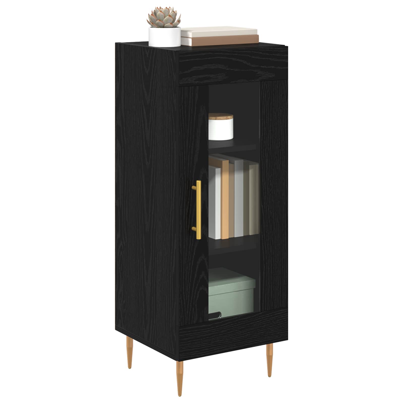 Kreveta Crni hrast 34 x 34.5 x 90 cm Konstruirano drvo