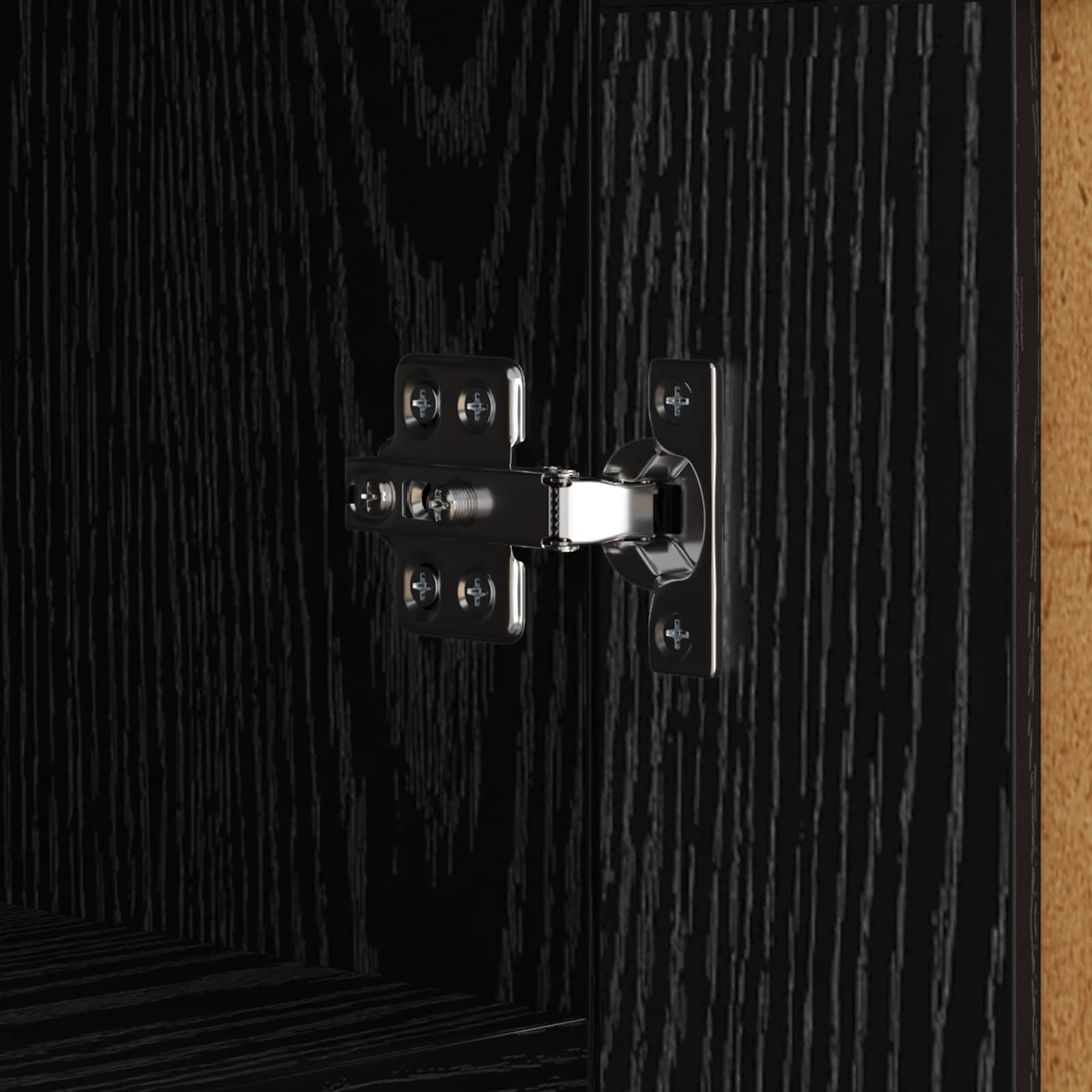 Kreveta Crni hrast 69,5 x 34 x 90 cm Konstruirano drvo