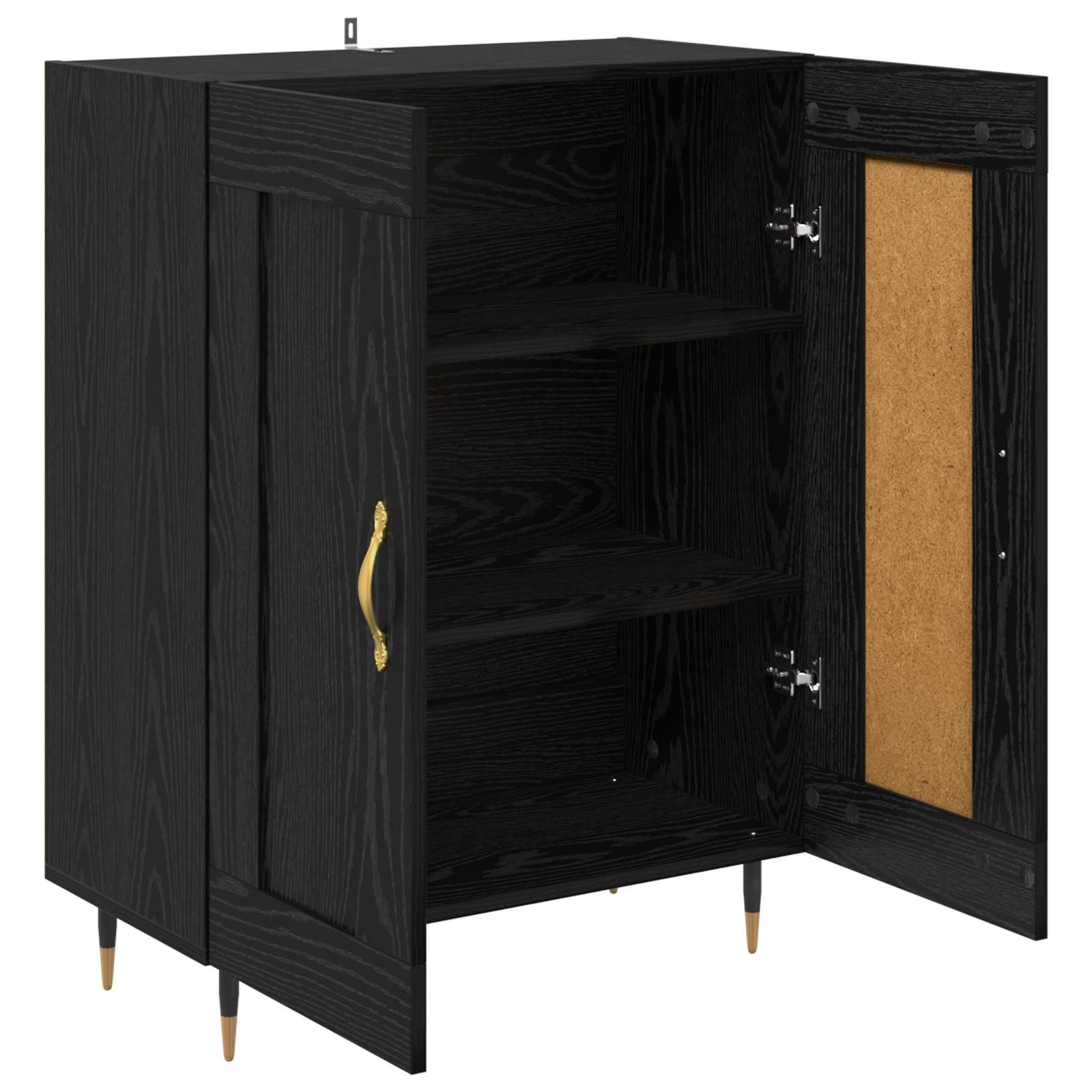 Kreveta Crni hrast 69,5 x 34 x 90 cm Konstruirano drvo