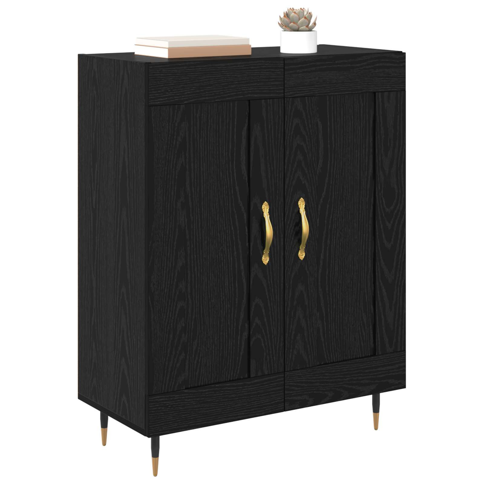 Kreveta Crni hrast 69,5 x 34 x 90 cm Konstruirano drvo
