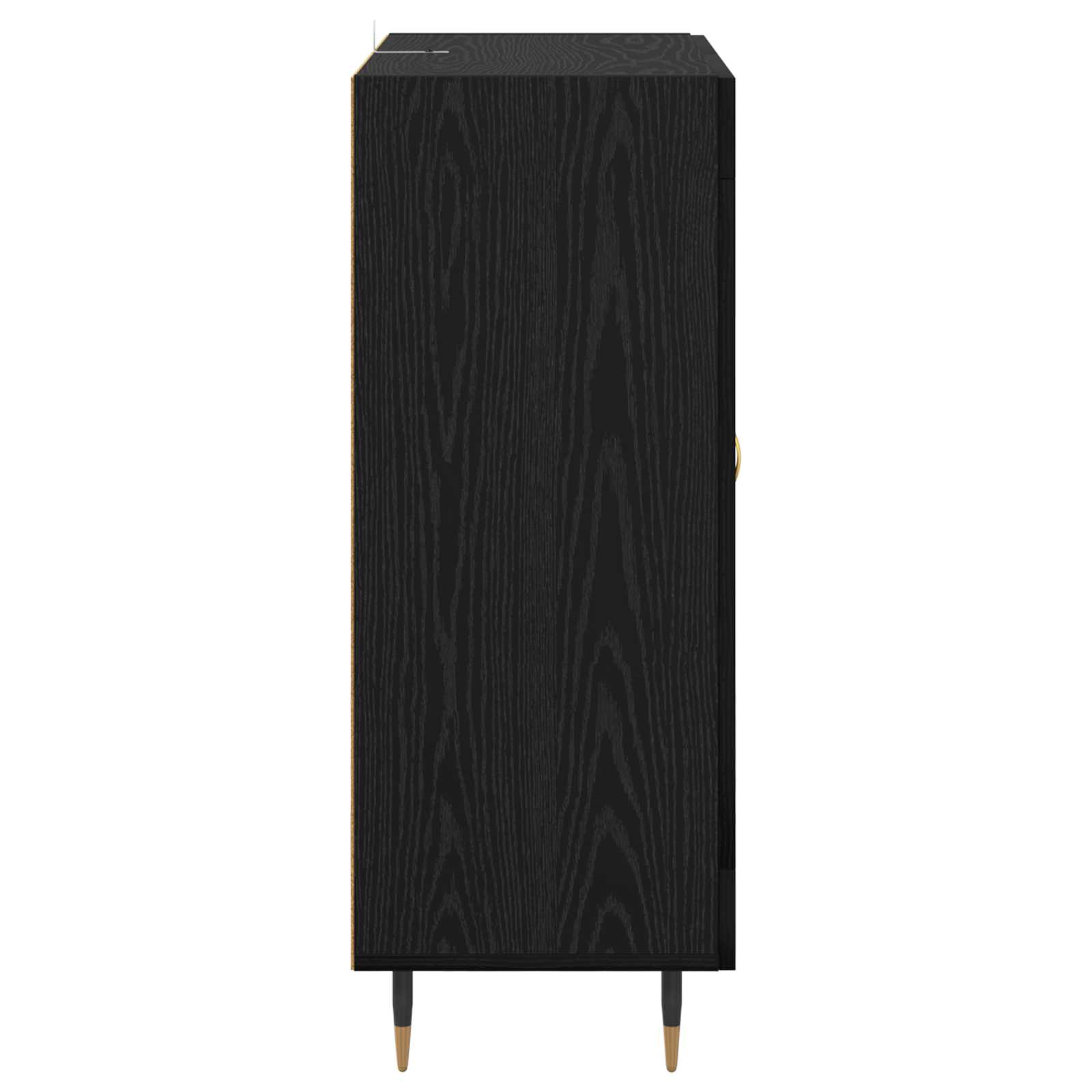 Kreveta Crni hrast 69,5 x 34 x 90 cm Konstruirano drvo