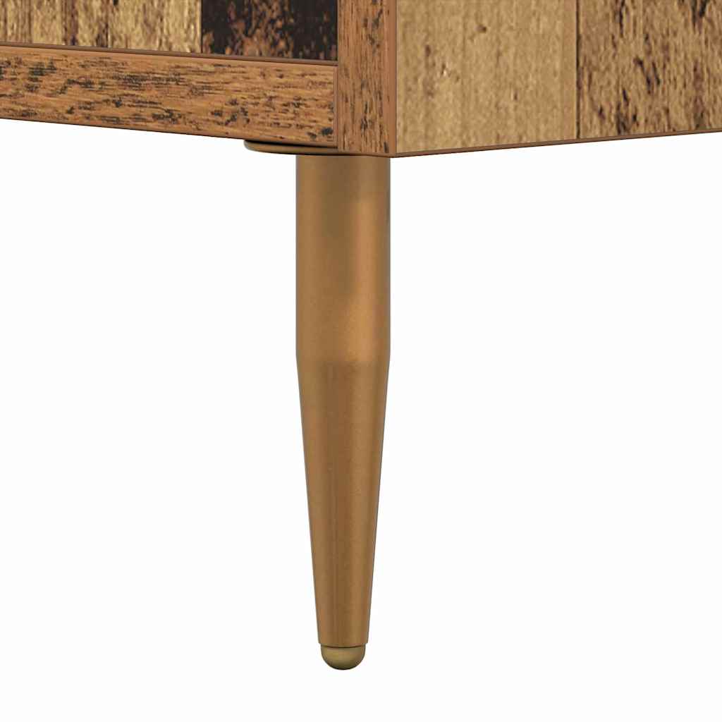 Kreveta Staro drvo 69,5 x 34 x 90 cm Obrađeno drvo i čelik