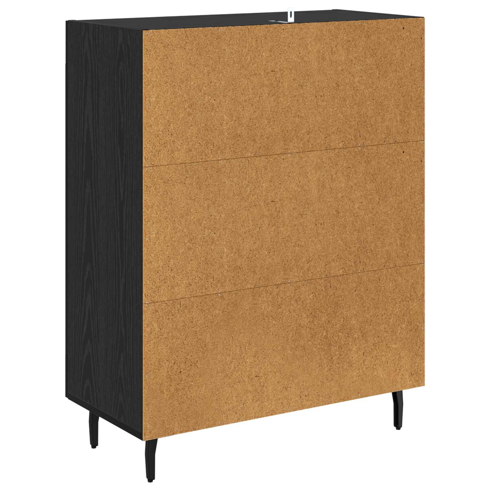 Kreveta Crni hrast 69,5 x 34 x 90 cm Obrađeno drvo i čelik