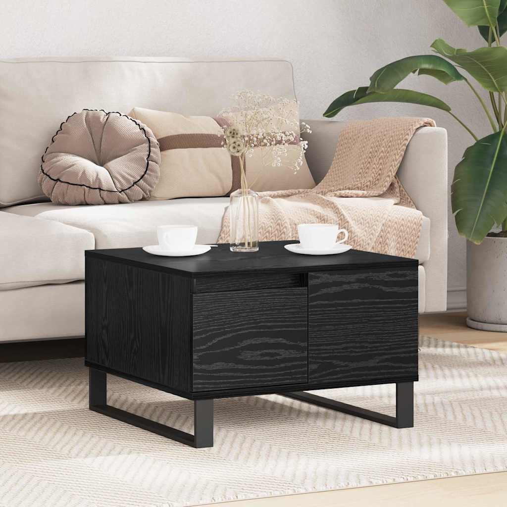 Kava Stol Crni hrast 55 x 55 x 36,5 cm Konstruirano drvo