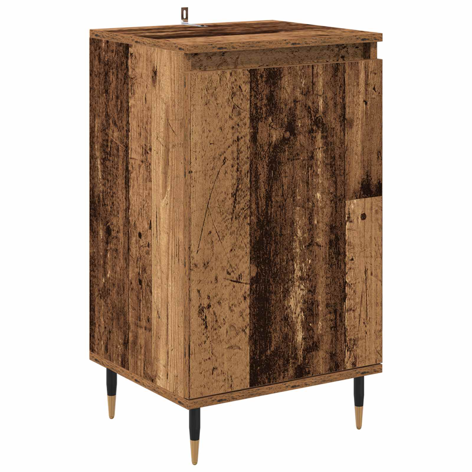 Kreveta 2 pcs Staro drvo 40 x 35 x 70 cm Obrađeno drvo i čelik