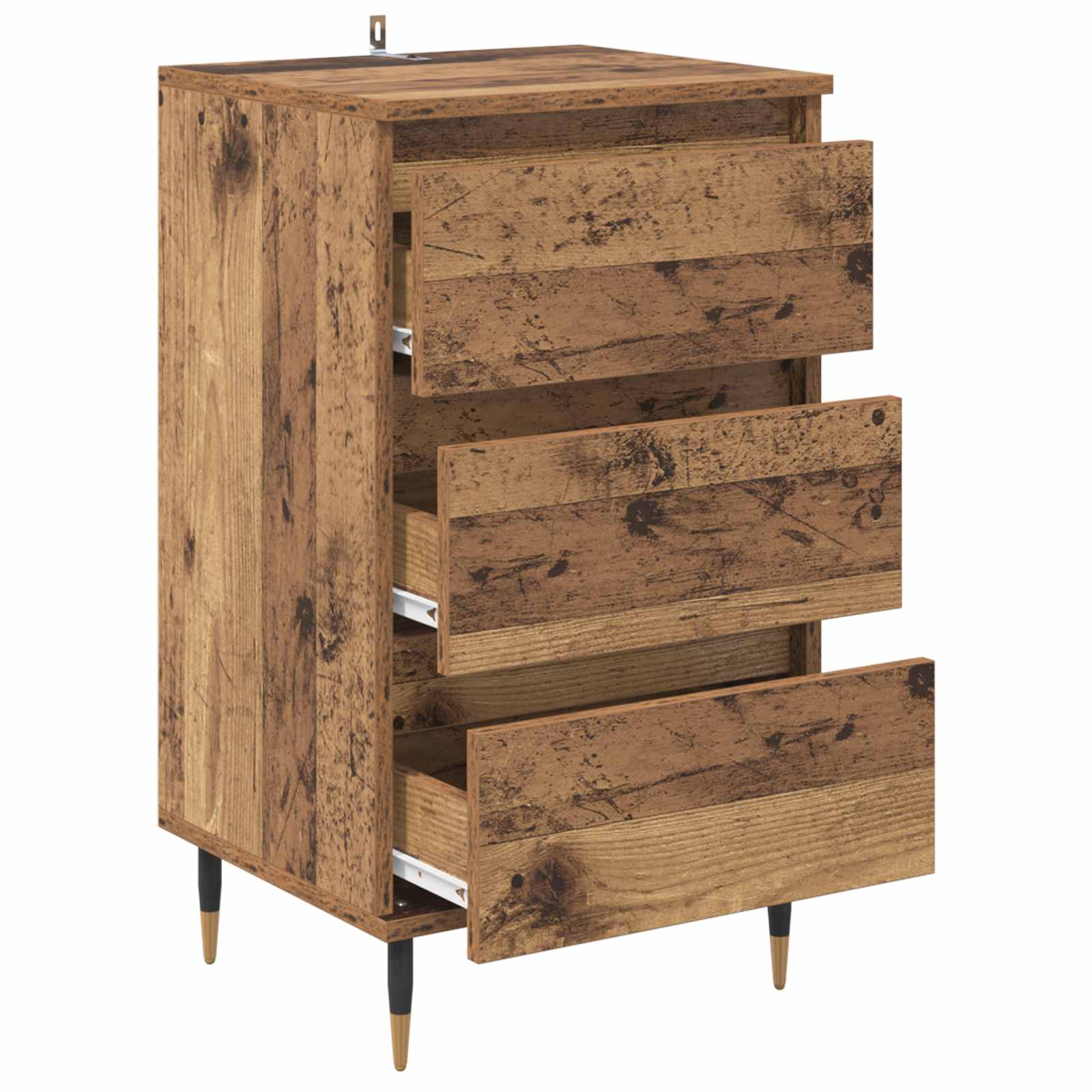 Kreveta s ladicama Staro drvo 35 x 40 x 70 cm Konstruirano drvo