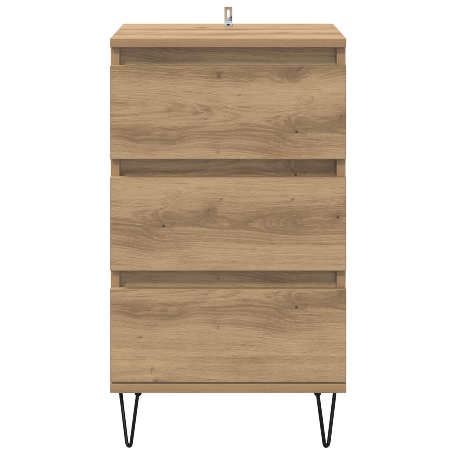 Kreveta Umjetnički hrast 40 x 35 x 70 cm Obrađeno drvo i čelik
