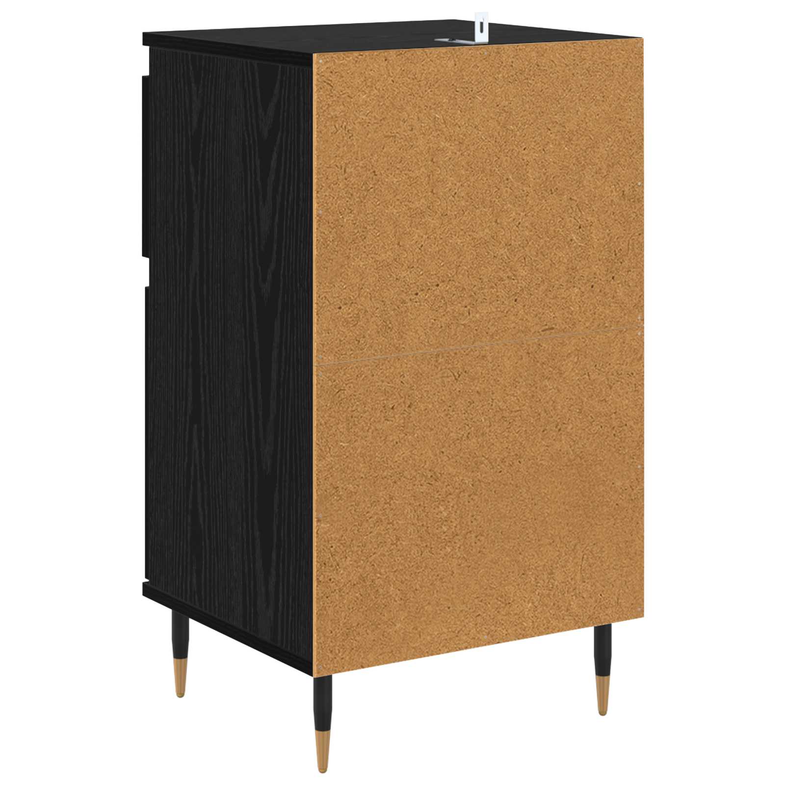 Kreveta Crni hrast 40 x 35 x 70 cm Obrađeno drvo i čelik
