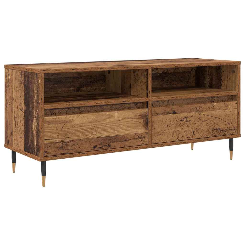 TV ormar Staro drvo 100 x 34,5 x 44,5 cm Obrađeno drvo i čelik