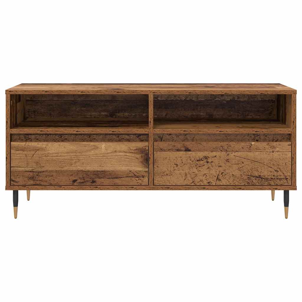 TV ormar Staro drvo 100 x 34,5 x 44,5 cm Obrađeno drvo i čelik