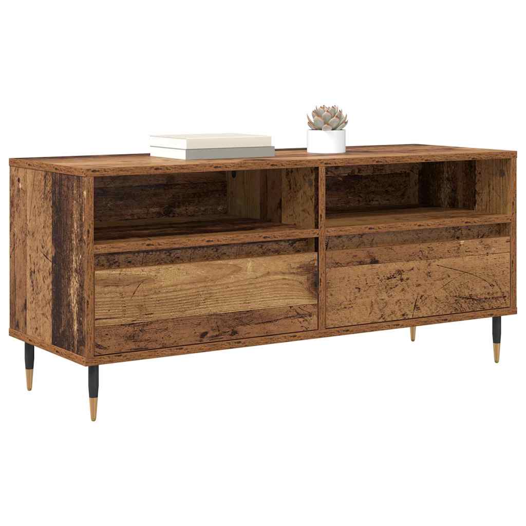TV ormar Staro drvo 100 x 34,5 x 44,5 cm Obrađeno drvo i čelik