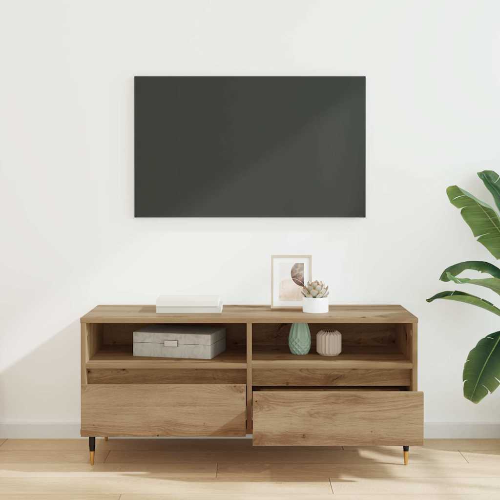 TV ormar s ladicama Umjetnički hrast 100 x 34,5 x 44,5 cm