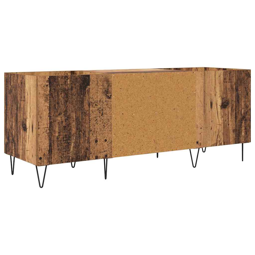 Ormar za ploče s policom s pohranom Staro drvo 121 x 38 x 48 cm