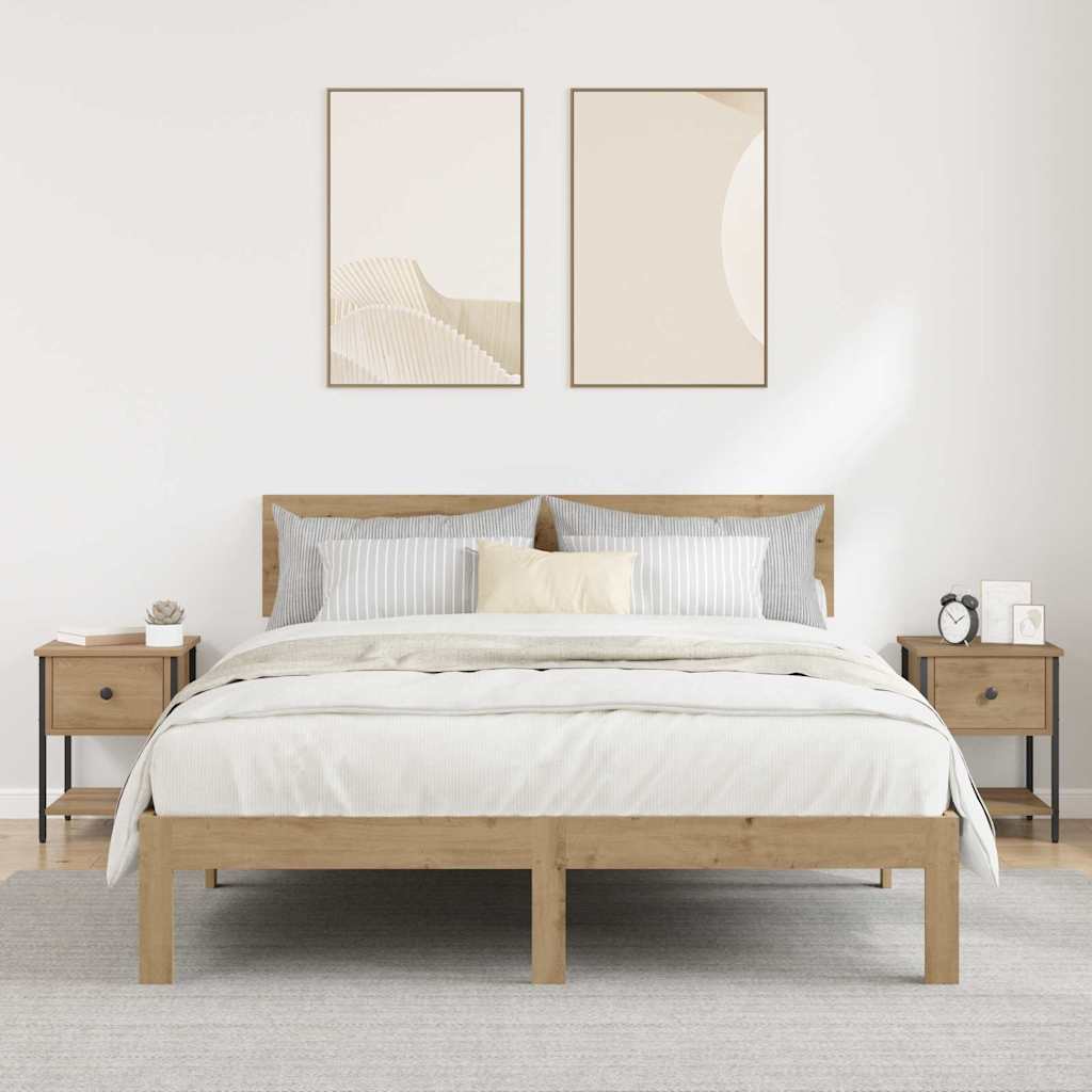 Noćni ormarić 2 pcs Umjetnički hrast 34 x 35,5 x 45 cm