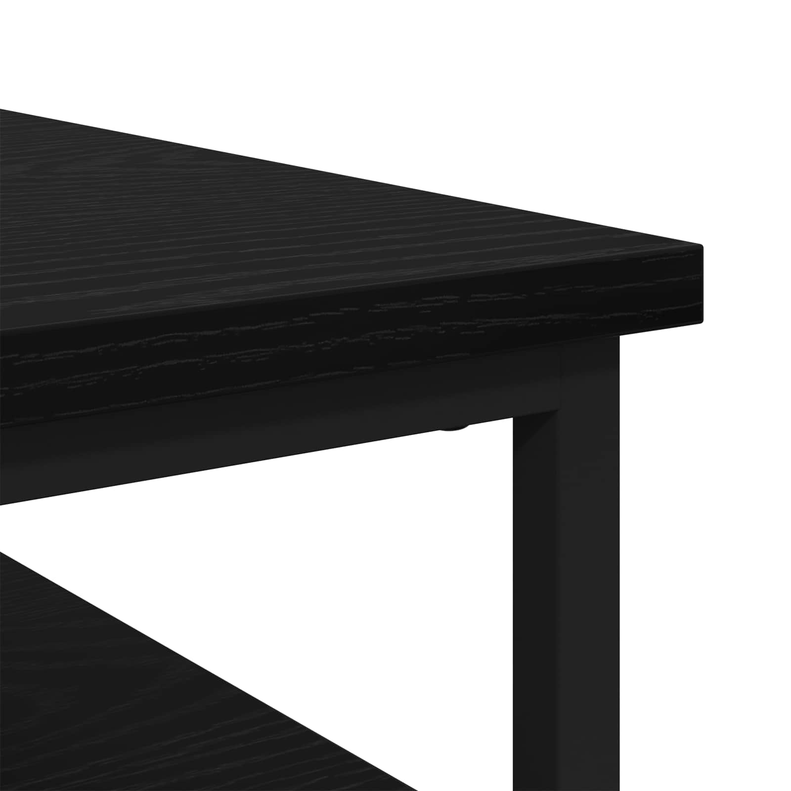 Noćni ormar 2 pcs Crni hrast 40 x 42 x 60cm Konstruirano drvo