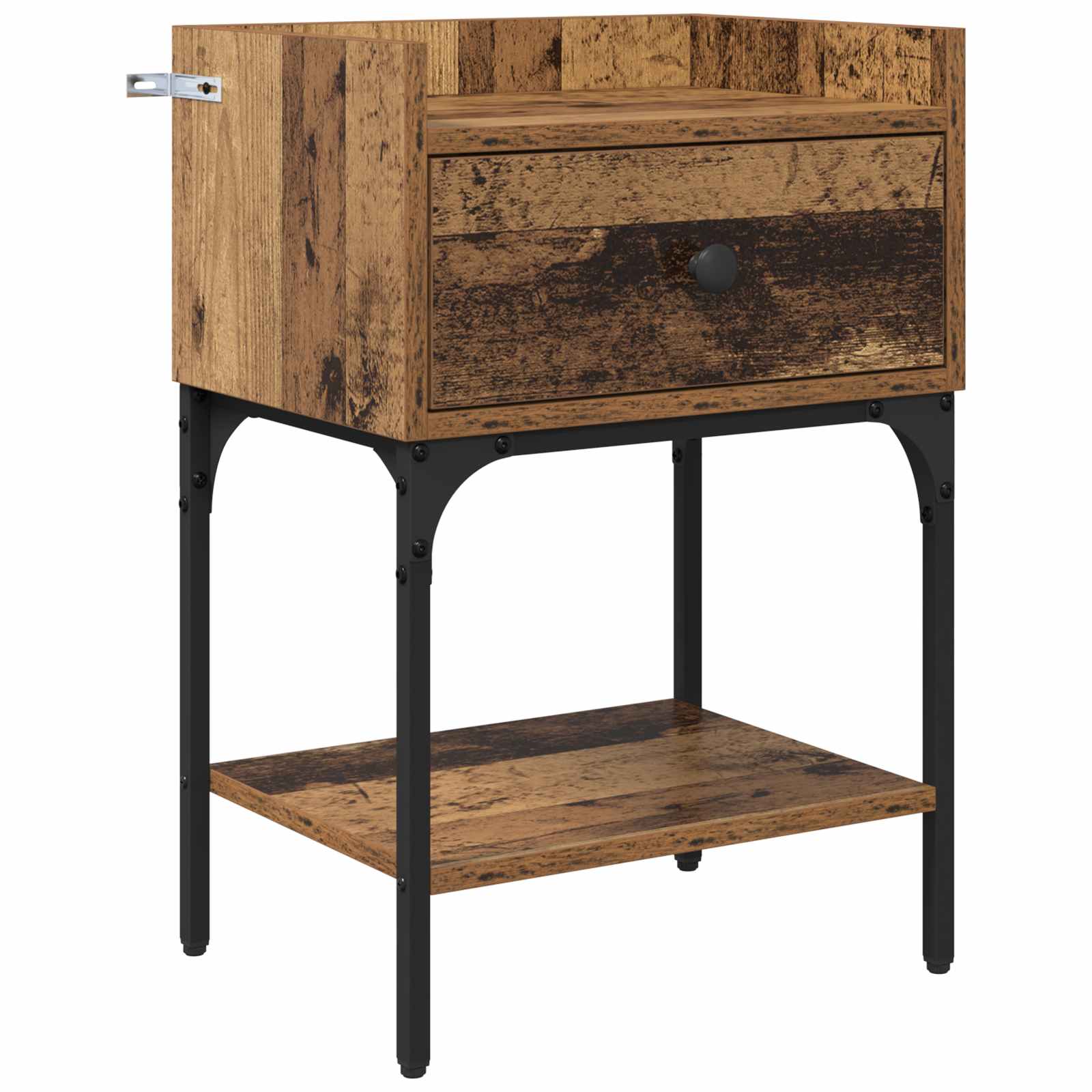Noćni ormarić s ladicama 2 pcs Staro drvo 40 x 29 x 60 cm