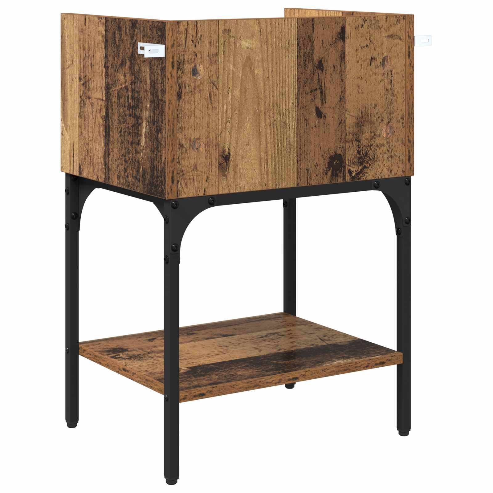 Noćni ormarić s ladicama 2 pcs Staro drvo 40 x 29 x 60 cm