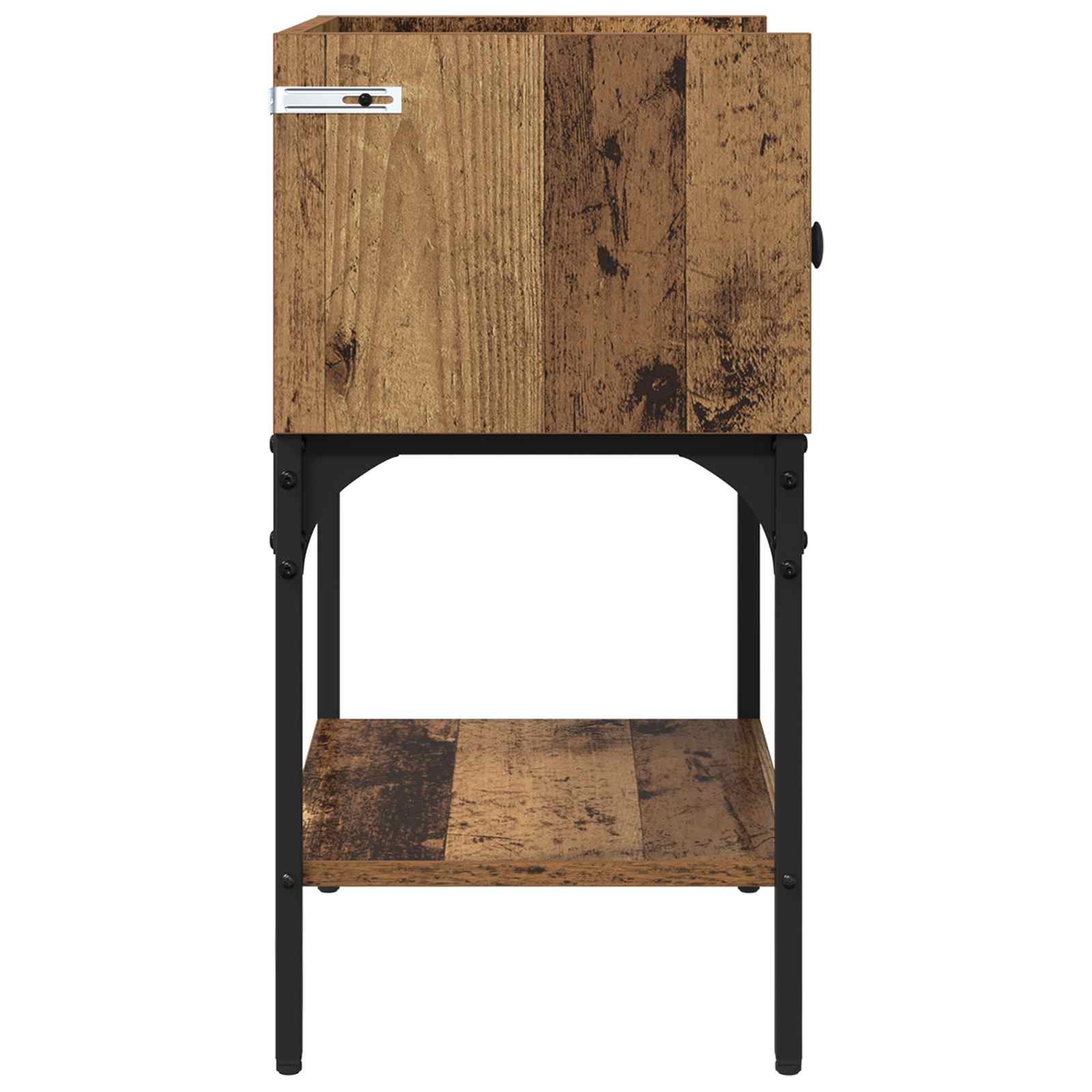Noćni ormarić s ladicama 2 pcs Staro drvo 40 x 29 x 60 cm