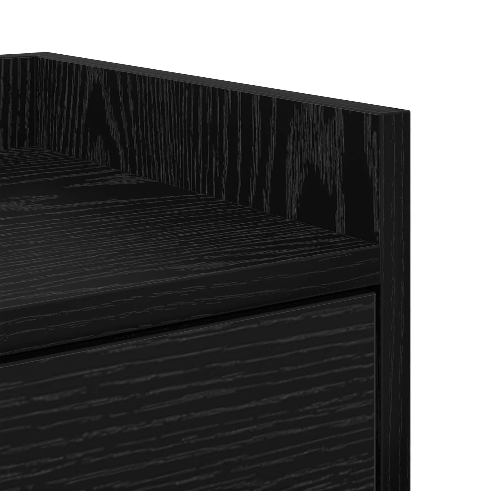 Noćni ormarić s ladicama 2 pcs Crni hrast 40 x 29 x 60 cm