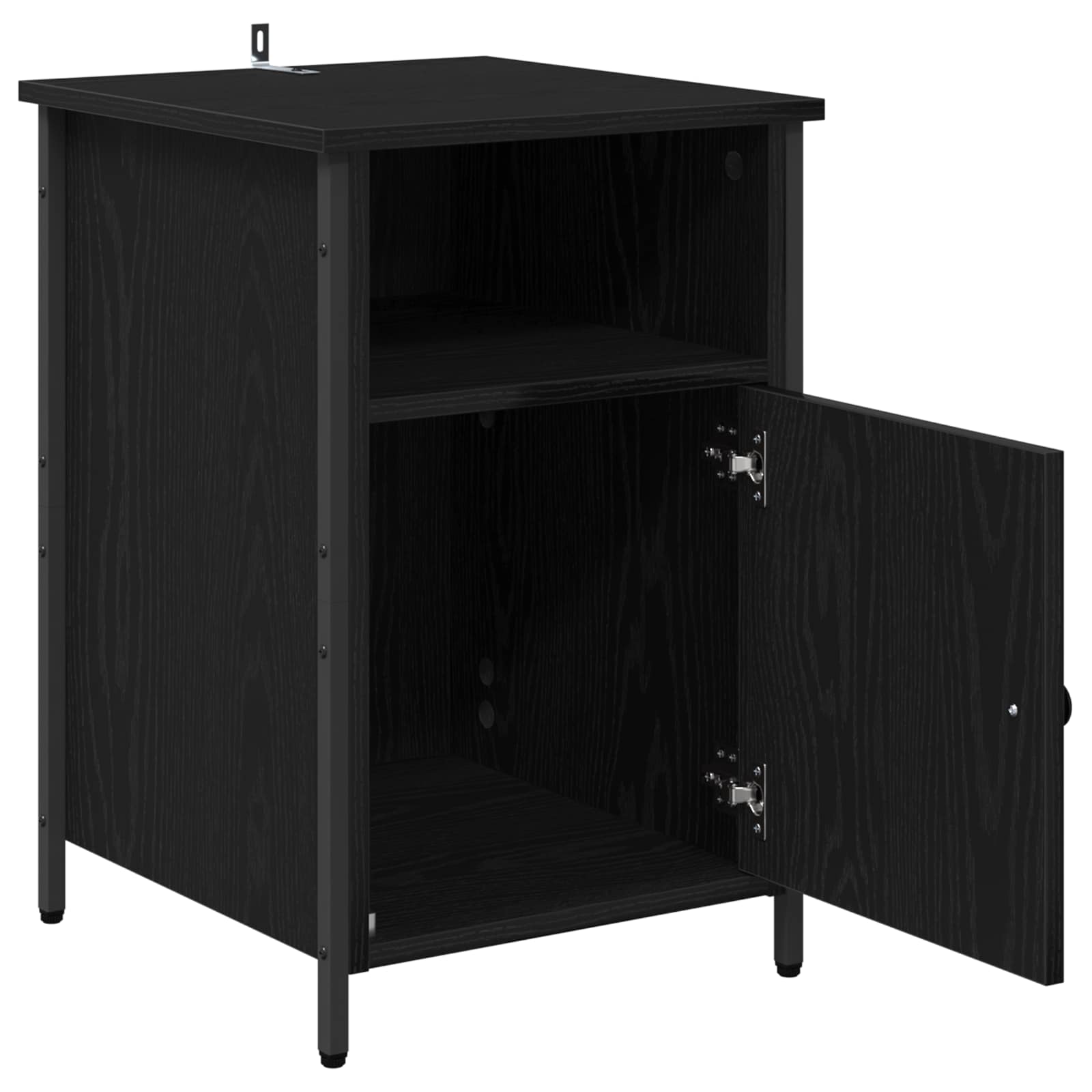 Noćni ormar 2 pcs Crni hrast 40 x 42 x 60 cm Konstruirano drvo