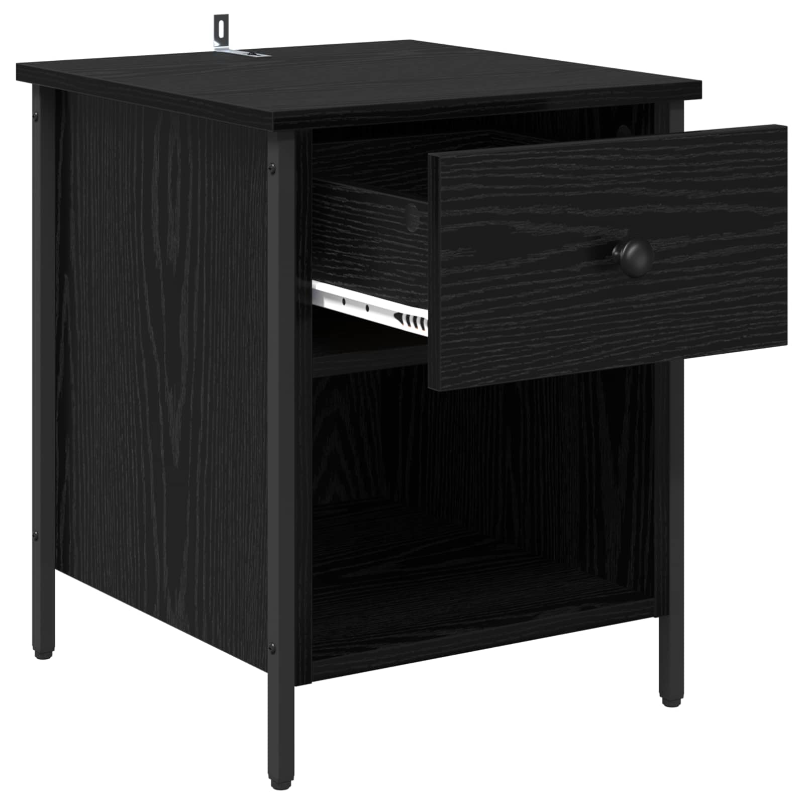 Noćni ormar Crni hrast 40 x 42 x 50 cm Konstruirano drvo