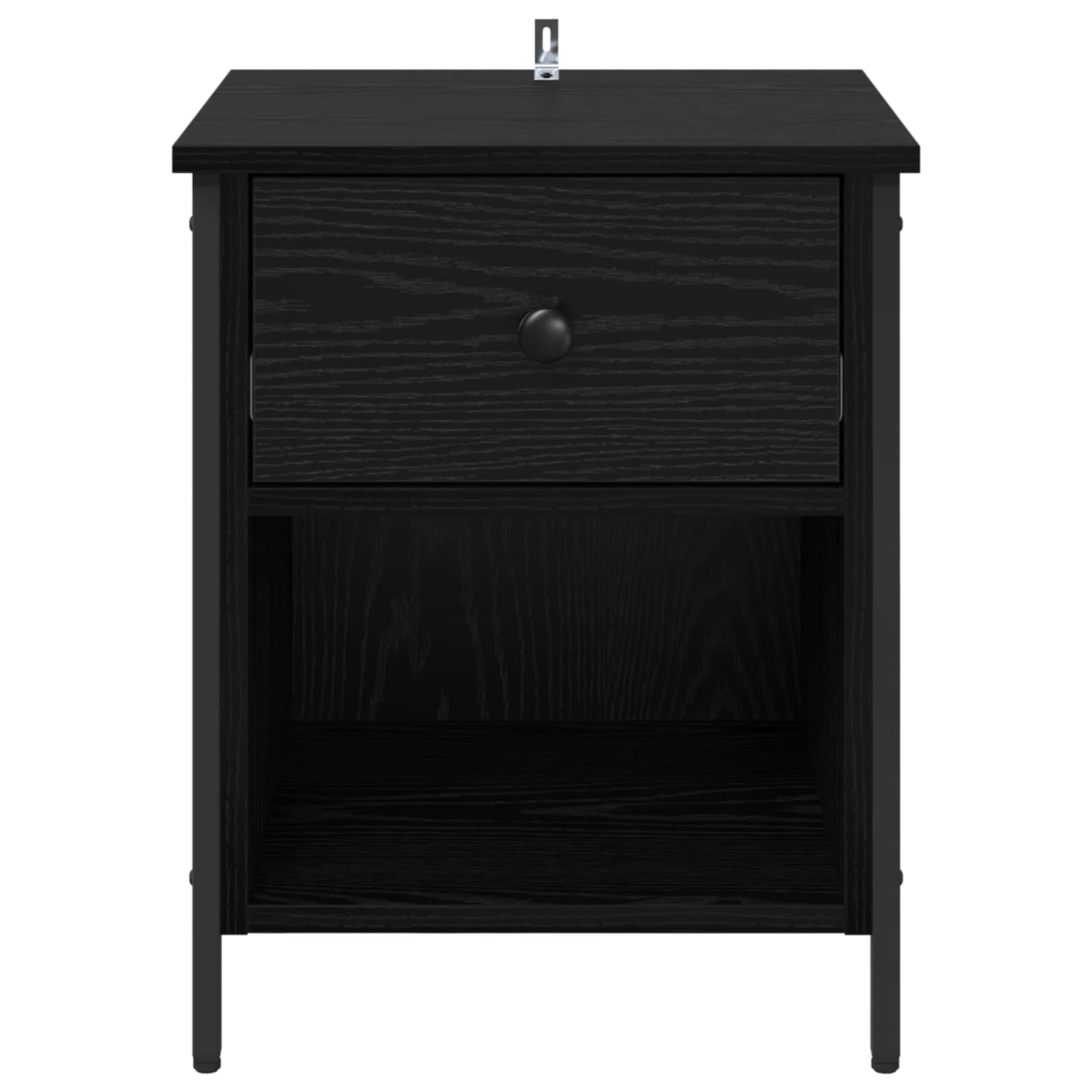 Noćni ormar 2 pcs Crni hrast 40 x 42 x 50 cm Konstruirano drvo