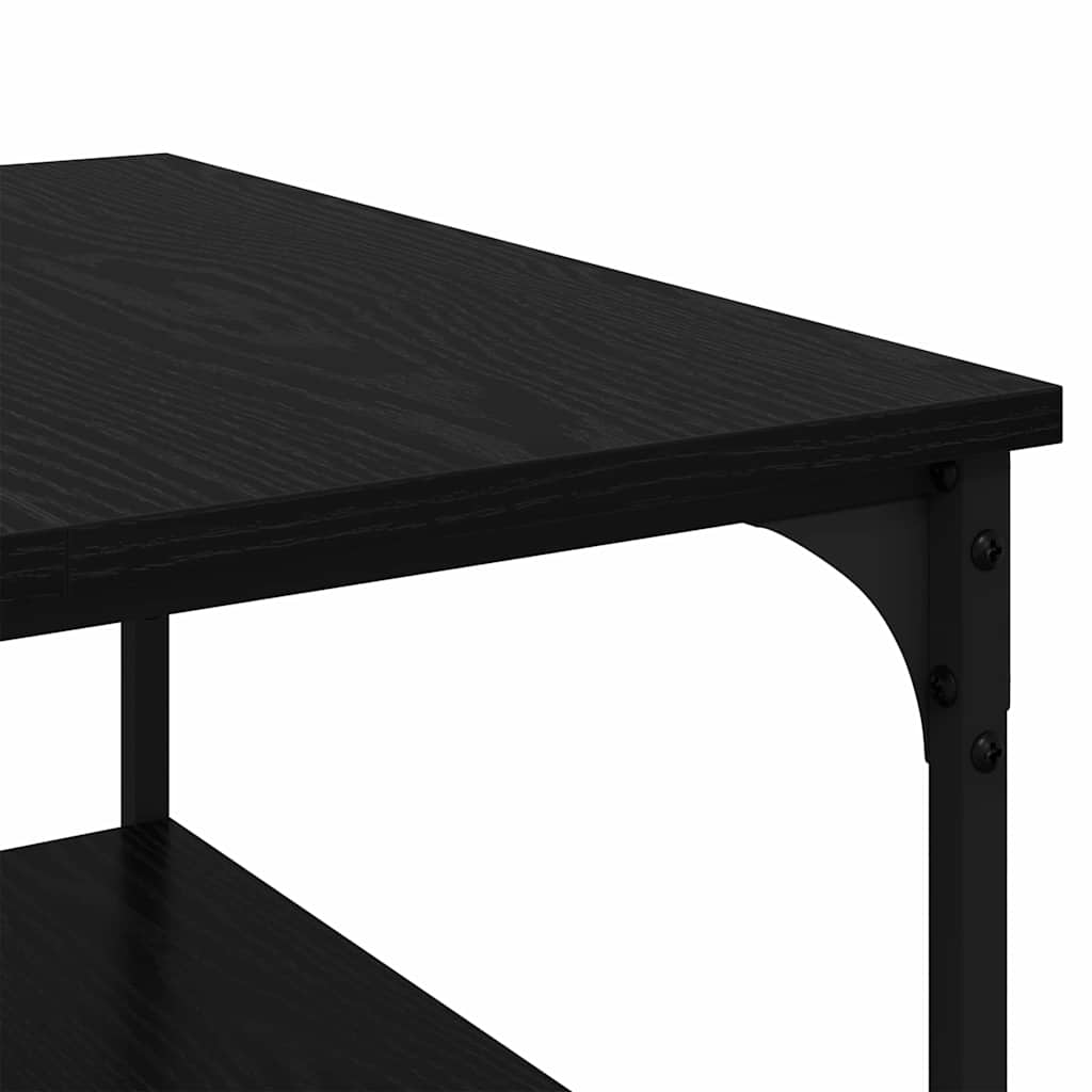 Kava Stol Crni hrast 55 x 55 x 40 cm Konstruirano drvo
