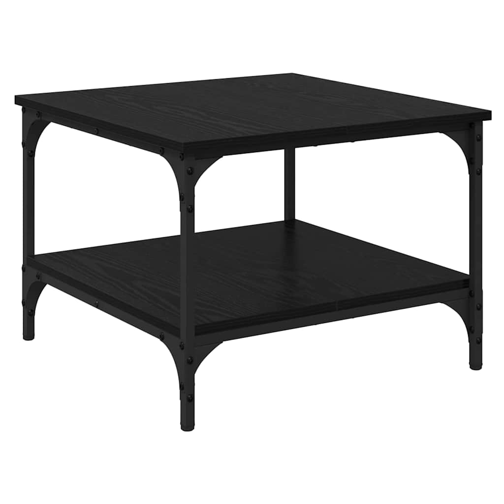 Kava Stol Crni hrast 55 x 55 x 40 cm Konstruirano drvo
