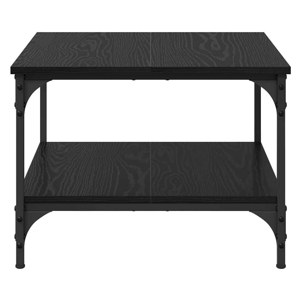 Kava Stol Crni hrast 55 x 55 x 40 cm Konstruirano drvo