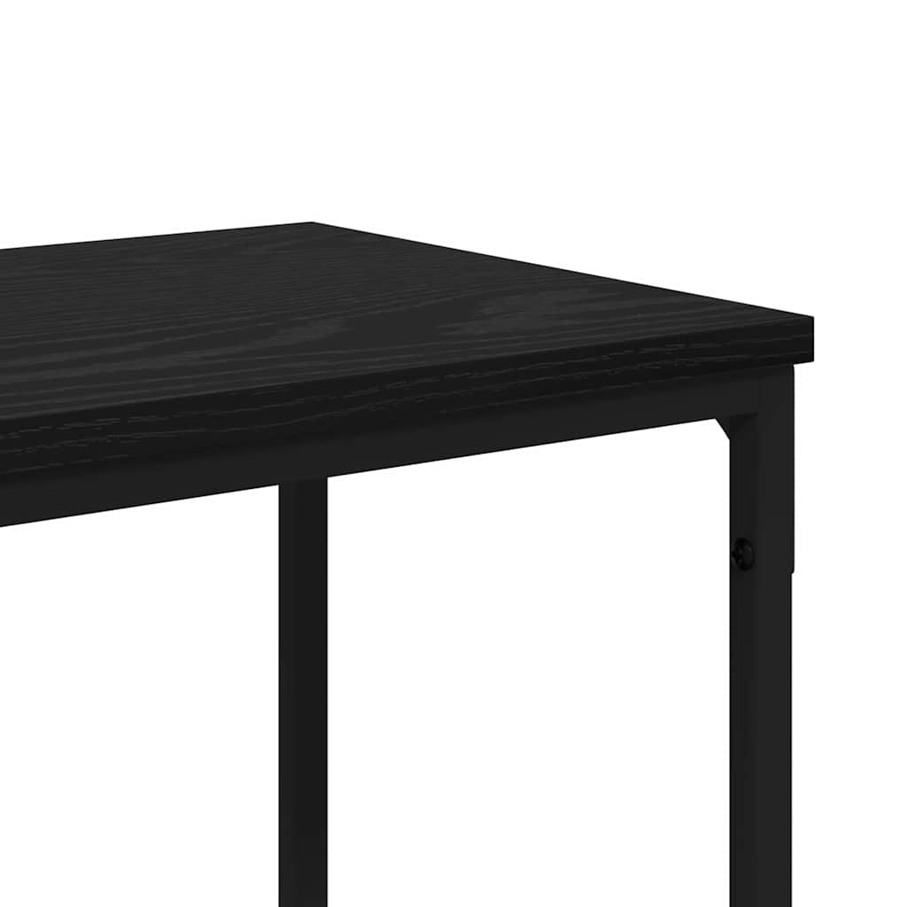 Konzolna stolica Crni hrast 180 x 30 x 75 cm Konstruirano drvo