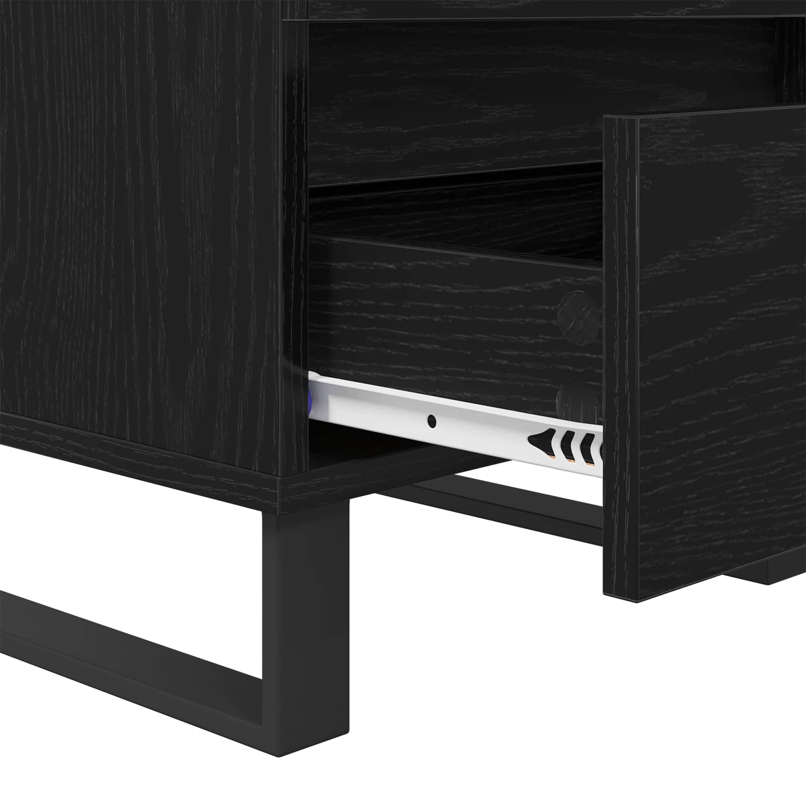 Noćni ormar 2 pcs Crni hrast 40 x 35 x 50 cm Konstruirano drvo