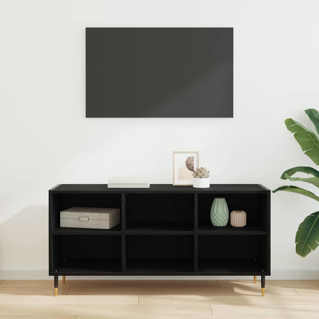 TV ormar Crni hrast 103,5 x 30 x 50 cm Konstruirano drvo