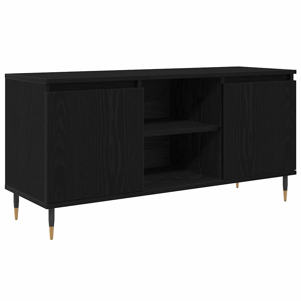 TV ormar Crni hrast 104 x 35 x 50 cm Konstruirano drvo